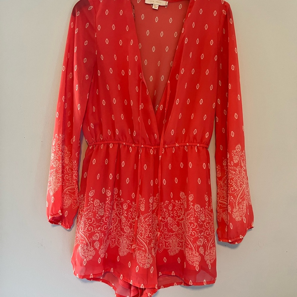 Coral Romper